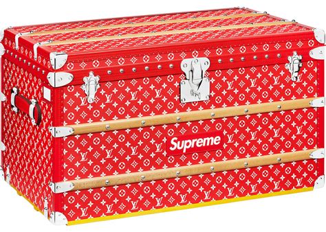 Louis Vuitton x Supreme Malle Courrier Trunk .